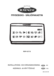 Käyttöohje Rosenlew RSP427B Pakastin