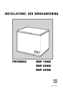 Käyttöohje Rosenlew RSP226D Pakastin