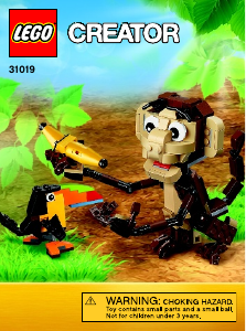 Manual de uso Lego set 31019 Creator Animales de la jungla