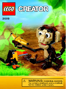 Manual Lego set 31019 Creator Forest animals