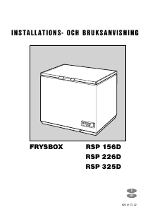 Käyttöohje Rosenlew RSP325D Pakastin