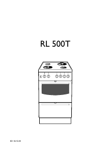 Käyttöohje Rosenlew RL500T Liesi