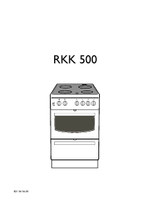 Käyttöohje Rosenlew RKK500 Liesi