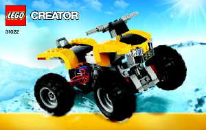 Bruksanvisning Lego set 31022 Creator Turbofyrhjuling