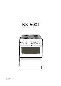 Bruksanvisning Rosenlew RK600T Spis