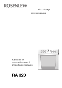 Käyttöohje Rosenlew RA320W Uuni