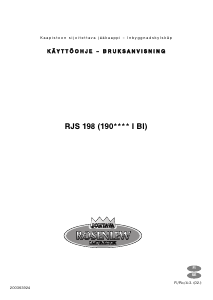 Käyttöohje Rosenlew RJV198 Jääkaappi