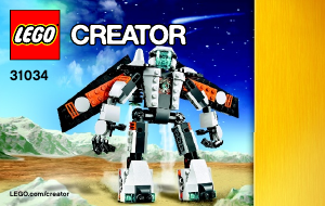 Bedienungsanleitung Lego set 31034 Creator Zukunftsflieger