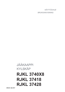 Käyttöohje Rosenlew RJKL37418 Jääkaappi