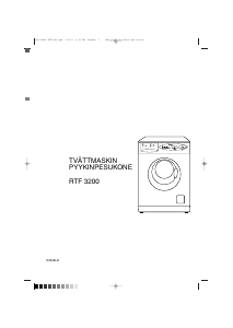 Käyttöohje Rosenlew RTF3200 Pesukone