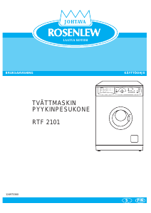Käyttöohje Rosenlew RTF2101 Pesukone