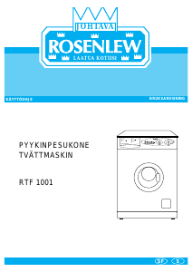 Bruksanvisning Rosenlew RTF1001 Tvättmaskin