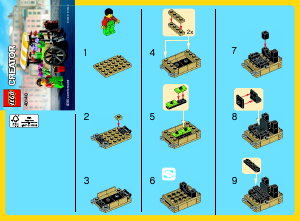 Manuale Lego set 40140 Creator Venditore di fiori