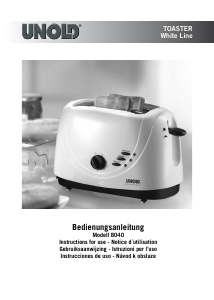 Manuale Unold 8040 White Line Tostapane