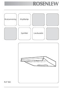 Käyttöohje Rosenlew RLT502 Liesituuletin