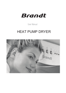 Bruksanvisning Brandt BWD58H2DA Torktumlare