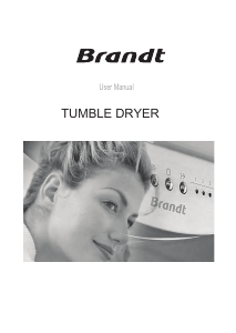 Bruksanvisning Brandt BWD89H2DA Torktumlare