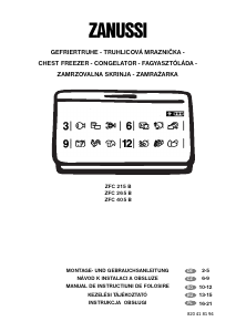 Használati útmutató Zanussi ZFC 265 B Fagyasztó