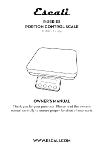 Manual Escali RL136 Portion Control Kitchen Scale