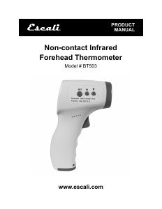 Handleiding Escali BT503 Thermometer