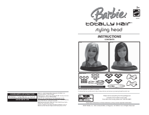 Handleiding Mattel M4429 Barbie Totally Hair Styling Head