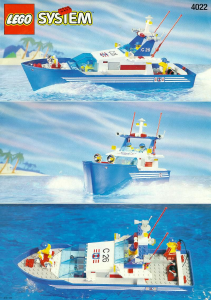 Handleiding Lego set 4022 Boats C26 Sea Cutter