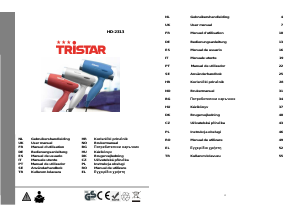 Manual Tristar HD-2313 Uscător de păr