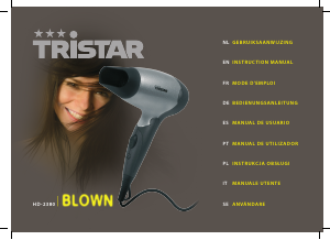 Manual de uso Tristar HD-2380 Secador de pelo
