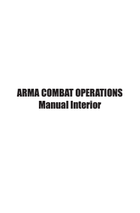 Manual PC ArmA - Combat Operations