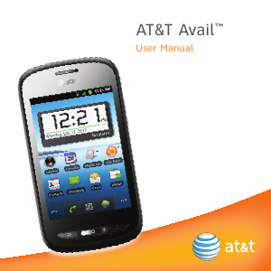 Handleiding ZTE Avail (AT&T) Mobiele telefoon