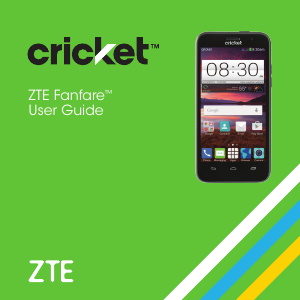 Handleiding ZTE Fanfare (Cricket) Mobiele telefoon