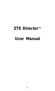Handleiding ZTE Director Mobiele telefoon