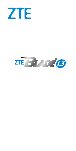 Handleiding ZTE Blade L3 Mobiele telefoon