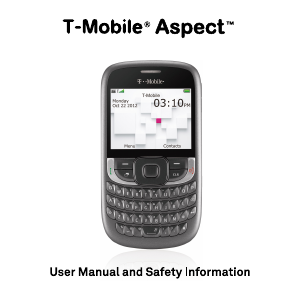 Handleiding ZTE Aspect (T-Mobile) Mobiele telefoon