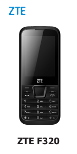 Handleiding ZTE F320 Mobiele telefoon