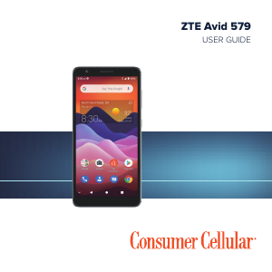 Handleiding ZTE Avid 579 (Consumer Cellular) Mobiele telefoon