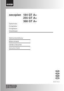 Mode d’emploi Satrap OP255GTA+ Congélateur