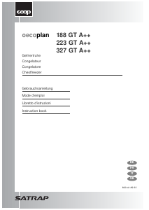 Mode d’emploi Satrap OP188GTA++ Congélateur