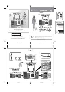 Handleiding Mattel N4893 Barbie Dream Kitchen
