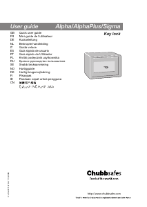 Bruksanvisning Chubb AlphaPlus 2K Safe