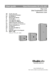 كتيب Chubb HomeSafe 35K خزينة