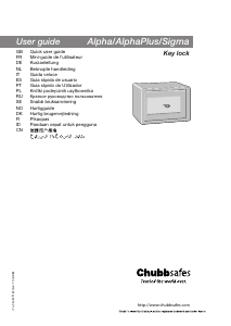 Instrukcja Chubb Sigma 3K Sejf