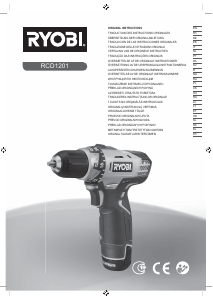 Manuale Ryobi RCD1201 Trapano avvitatore