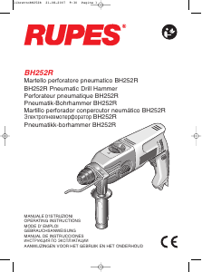 Handleiding Rupes BH 252R Boorhamer