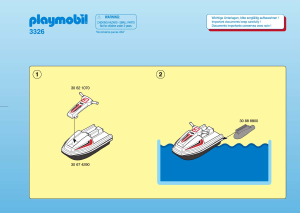 Handleiding Playmobil set 3326 Waterworld Jetski