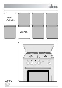 Mode d’emploi Faure CGC4012S Cuisinière