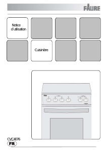 Mode d’emploi Faure CVC4076S Cuisinière