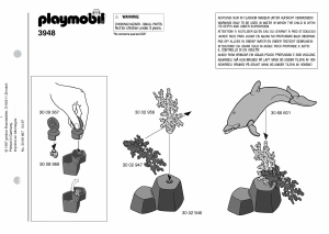 Manuale Playmobil set 3948 Waterworld Operatore subacqueo con i i delfini
