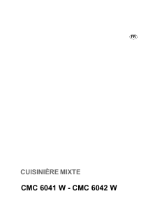 Mode d’emploi Faure CMC6042W Cuisinière