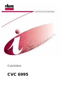 Bedienungsanleitung Faure CVC6995W1 Herd